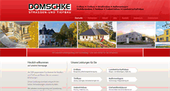 Desktop Screenshot of domschke-bau.de